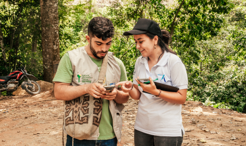 Colombia's National Land Agency and Kadastrer officials